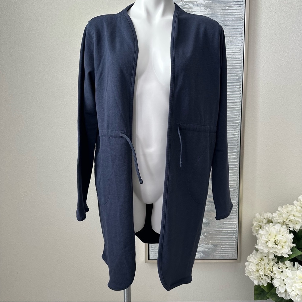 Puma Navy Blue Open Cardigan Sweater Size S Women
